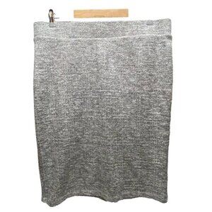 Torrid Pencil Skirt Women’s Size 0 Grey Heather Stretch Career Office Wear EUC